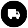 sell house as is truck moving icon